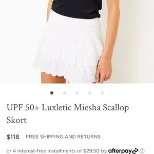 Lilly Pulitzer athletic skort